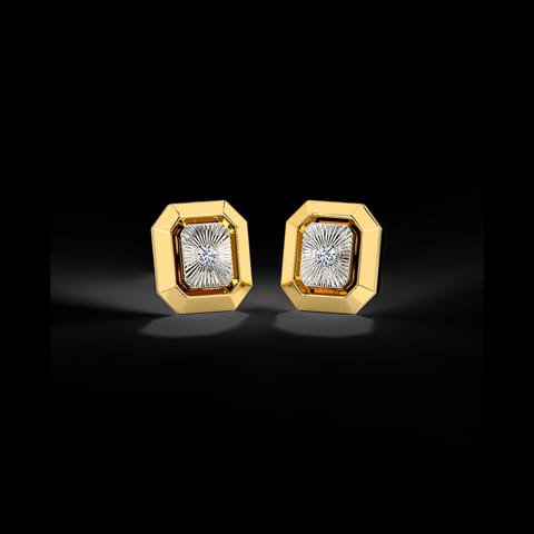 Edgy Octave Diamond Stud Earrings Edgy Octave Diamond Stud Earrings