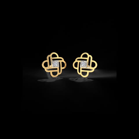 Mesh Diamond Multiwear Stud Earrings Mesh Diamond Multiwear Stud Earrings
