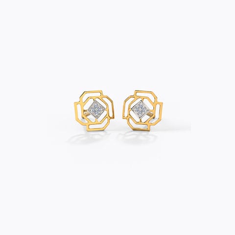 Lattice Diamond Multiwear Stud Earrings Lattice Diamond Multiwear Stud Earrings