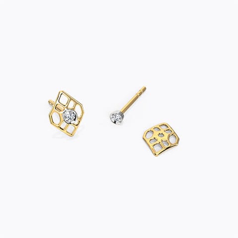 Glory Grid Diamond Multiwear Stud Earrings Glory Grid Diamond Multiwear Stud Earrings