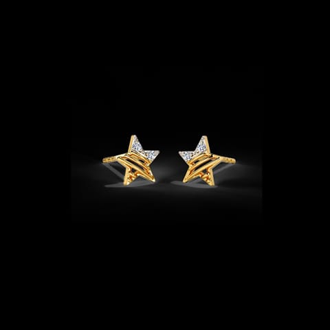 Star Mesh Diamond Stud Earrings Star Mesh Diamond Stud Earrings