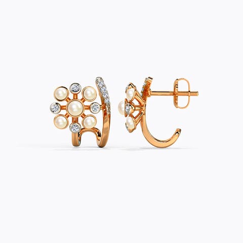 Bloom Burst Diamond Hoop Earrings Bloom Burst Diamond Hoop Earrings
