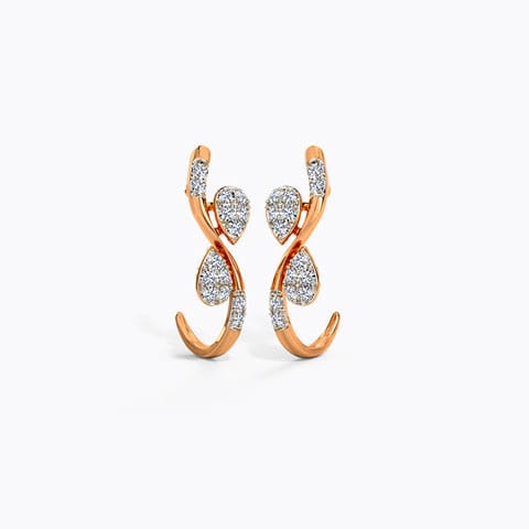 Brianna Diamond Hoop Earrings
