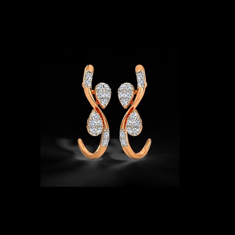 Brianna Diamond Hoop Earrings Brianna Diamond Hoop Earrings