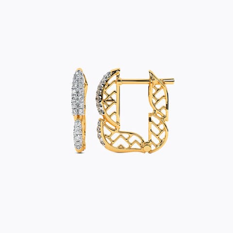 Calina Diamond Hoop Earrings Calina Diamond Hoop Earrings