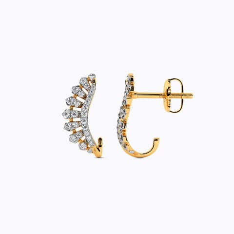 Klara Diamond Hoop Earrings Klara Diamond Hoop Earrings
