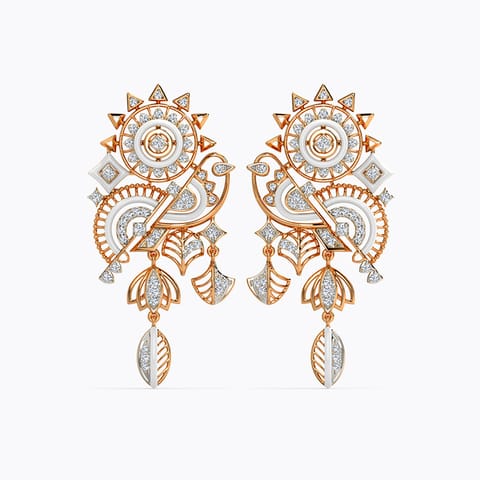 Surya Pakhi Diamond Drop Earrings Surya Pakhi Diamond Drop Earrings