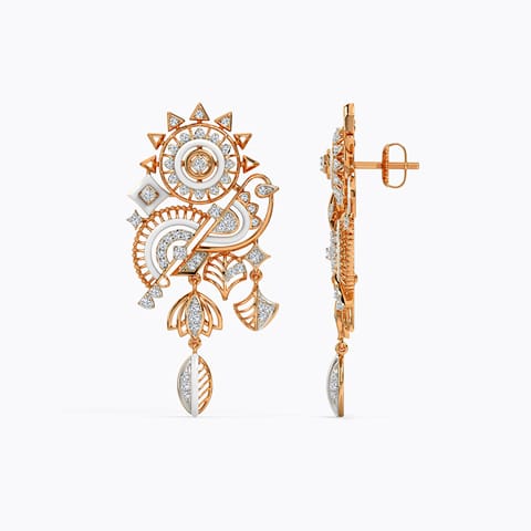 Surya Pakhi Diamond Drop Earrings Surya Pakhi Diamond Drop Earrings