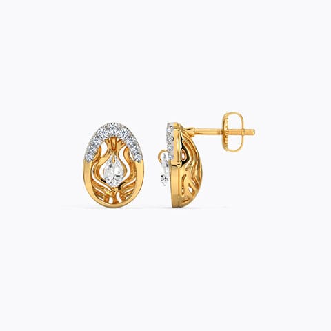 Zeina Gemstone Stud Earrings Zeina Gemstone Stud Earrings