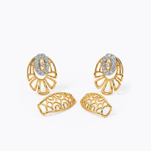 Inaya Diamond Suspender Earrings Inaya Diamond Suspender Earrings
