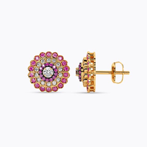 Minoo Gemstone Stud Earrings