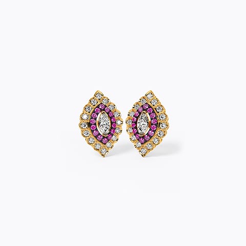 Shams Gemstone Stud Earrings Shams Gemstone Stud Earrings