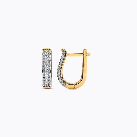 Curvy White Gold Classy Hoops Curvy White Gold Classy Hoops
