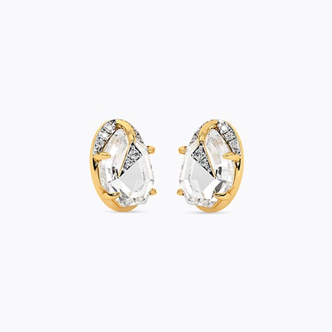 First Milestone Gemstone Stud Earrings