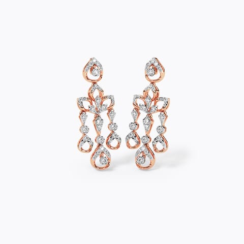 Dazzling Bliss Diamond Drop Earrings