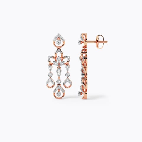 Dazzling Bliss Diamond Drop Earrings Dazzling Bliss Diamond Drop Earrings
