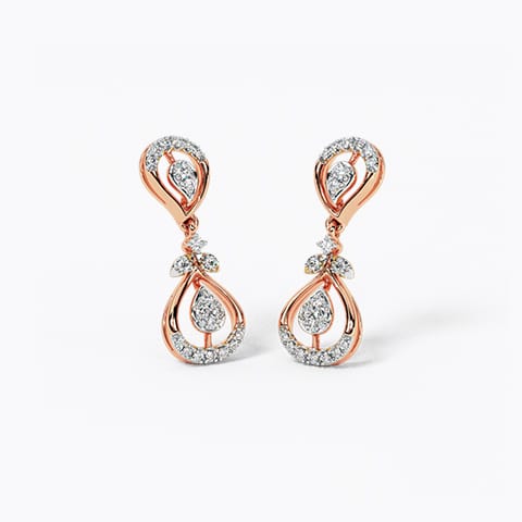 Luxe Liason Diamond Drop Earrings