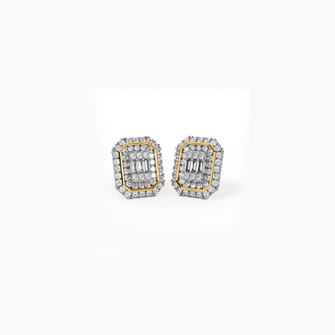 Turvi Diamond Stud Earrings Turvi Diamond Stud Earrings