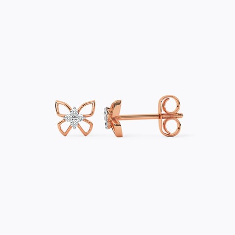Glimmer Wings Diamond Stud Earrings Glimmer Wings Diamond Stud Earrings