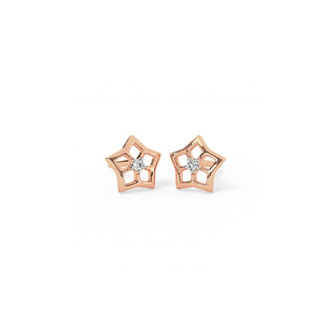 Full Bloom Diamond Stud Earrings