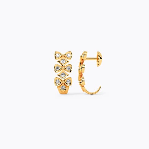 Chloe Diamond Hoop Earrings Chloe Diamond Hoop Earrings