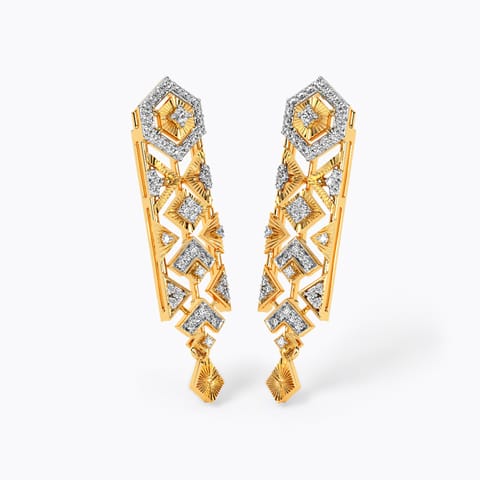Party Perfection Diamond Drop Earrings