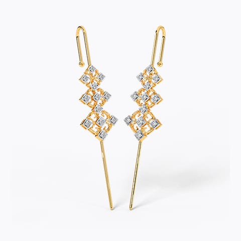 Soirée Shimmer Diamond Earcuffs Soirée Shimmer Diamond Earcuffs