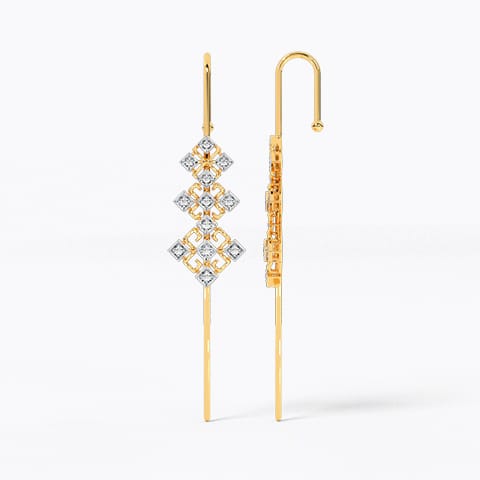 Soirée Shimmer Diamond Earcuffs Soirée Shimmer Diamond Earcuffs