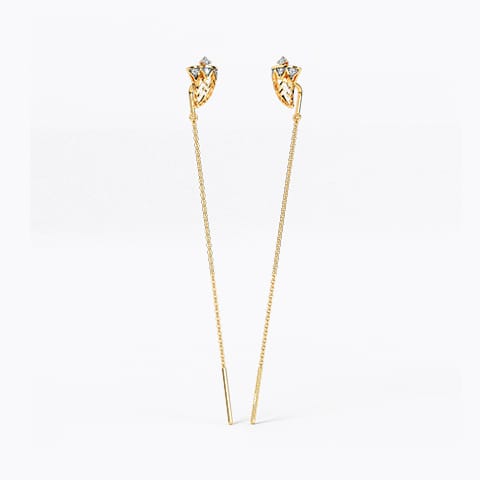 Mighty Claw Diamond Sui Dhaga Earrings Mighty Claw Diamond Sui Dhaga Earrings