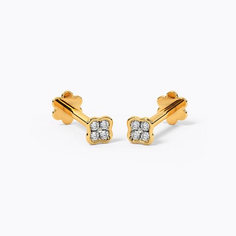 Clover Multipierce Diamond Stud Earrings Clover Multipierce Diamond Stud Earrings