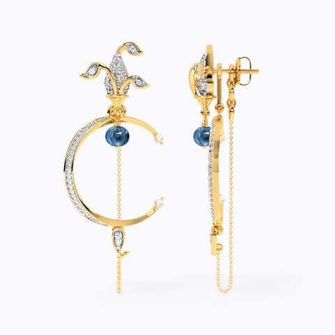 Kalgi Kan Chain Gemstone Earrings Kalgi Kan Chain Gemstone Earrings