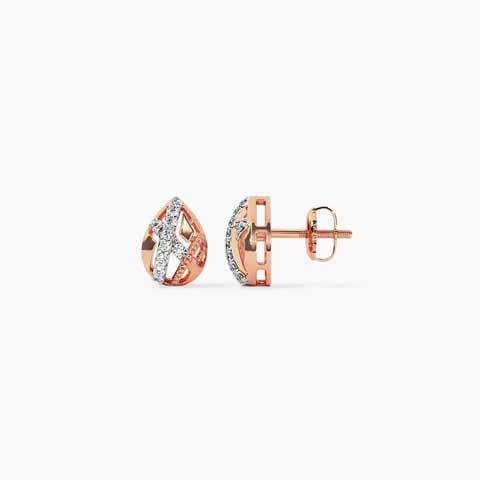Starlit Petals Diamond Stud Earrings Starlit Petals Diamond Stud Earrings