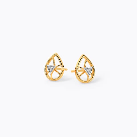 Aisha Diamond Stud Earrings Aisha Diamond Stud Earrings