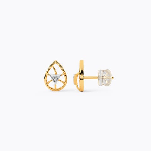 Aisha Diamond Stud Earrings Aisha Diamond Stud Earrings