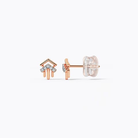 Penny Diamond Stud Earrings