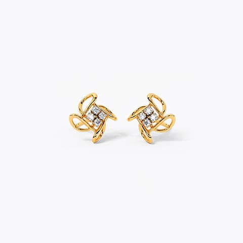 Fiona Diamond Stud Earrings Fiona Diamond Stud Earrings