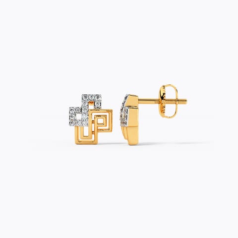Cubist Diamond Stud Earrings Cubist Diamond Stud Earrings