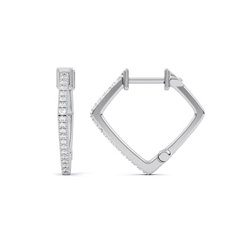 Classic Hoops Diamond Earrings Classic Hoops Diamond Earrings