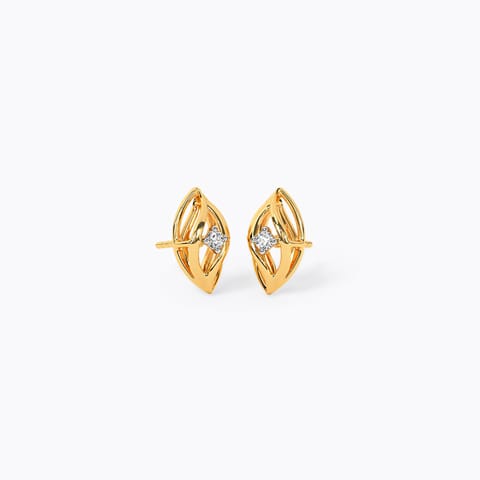 Delicate Waves Diamond Stud Earrings Delicate Waves Diamond Stud Earrings