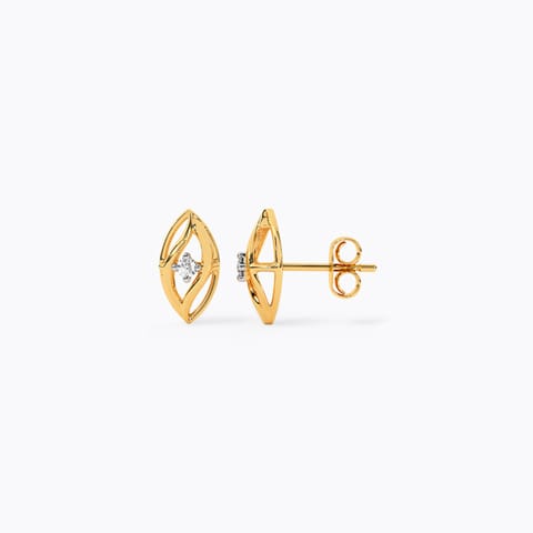 Delicate Waves Diamond Stud Earrings Delicate Waves Diamond Stud Earrings