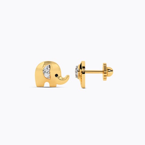Disney's Lion King Elephant Kids Diamond Stud Earrings Disney's Lion King Elephant Kids Diamond Stud Earrings