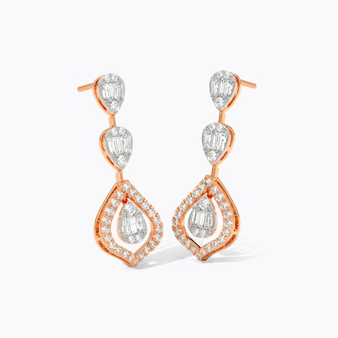 Sovereign Shimmer Diamond Drop Earrings Sovereign Shimmer Diamond Drop Earrings