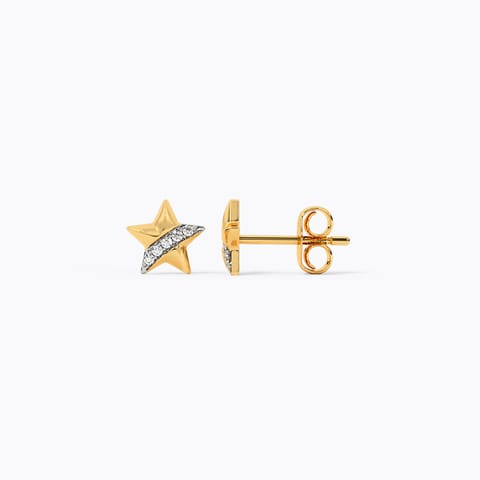 Tiny Star Diamond Stud Earrings Tiny Star Diamond Stud Earrings