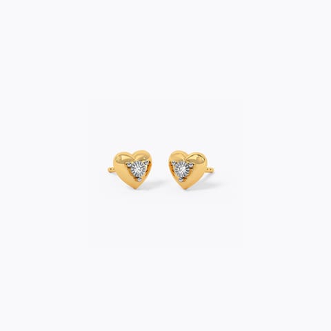 Mini Love Diamond Stud Earrings