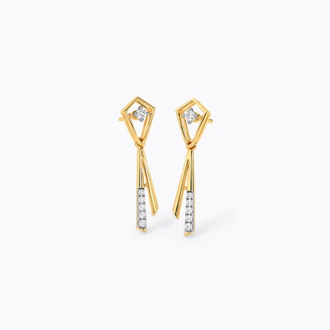 Sleek Diamond Drop Earrings Sleek Diamond Drop Earrings