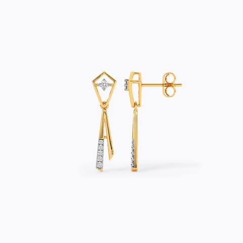 Sleek Diamond Drop Earrings Sleek Diamond Drop Earrings