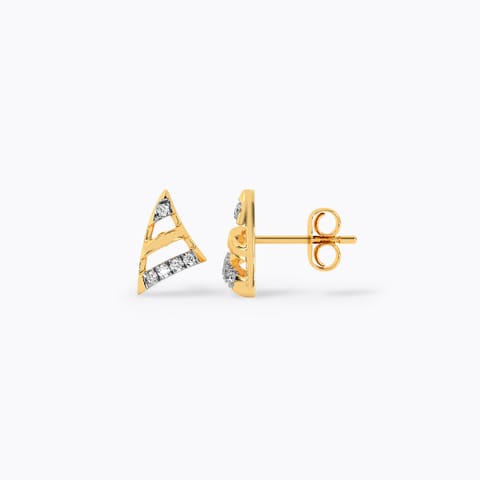 Triangle Trials Diamond Stud Earrings Triangle Trials Diamond Stud Earrings