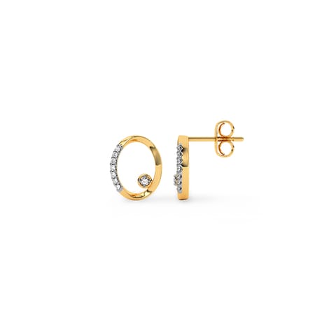 Hula Hops Diamond Stud Earrings Hula Hops Diamond Stud Earrings