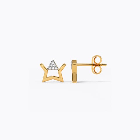 Mini Mirage Diamond Stud Earrings Mini Mirage Diamond Stud Earrings