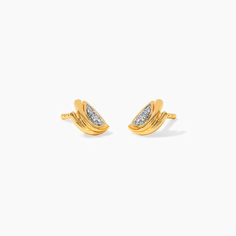 Dream & Stream Diamond Stud Earrings